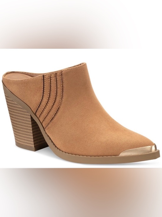 Sun + Stone Shoes - NIB [Sun + Stone] Deyzaa Faux Suede Pointed Toe Mules Women’s Sz 5.5 or 11